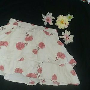 Cute Floral Mini Skirt
